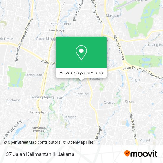 Peta 37 Jalan Kalimantan II