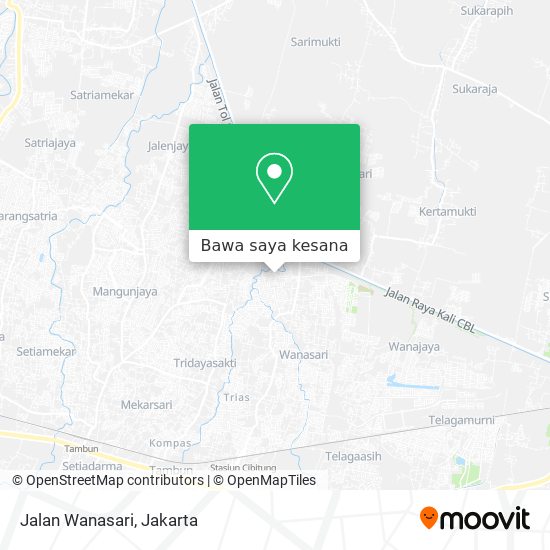 Peta Jalan Wanasari