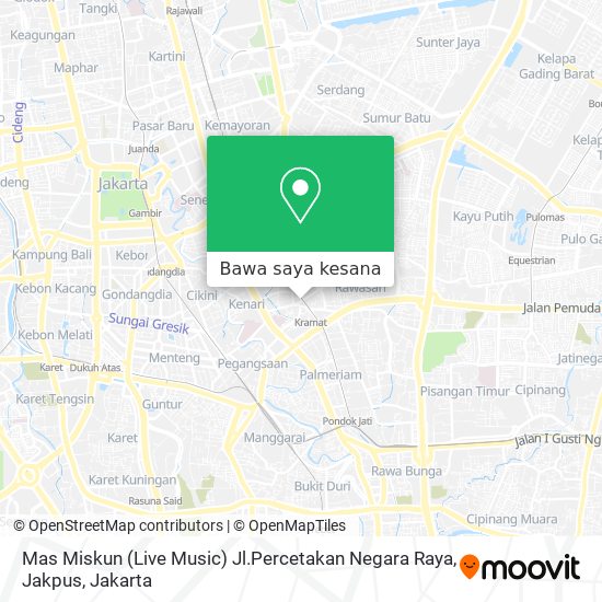 Peta Mas Miskun (Live Music) Jl.Percetakan Negara Raya, Jakpus