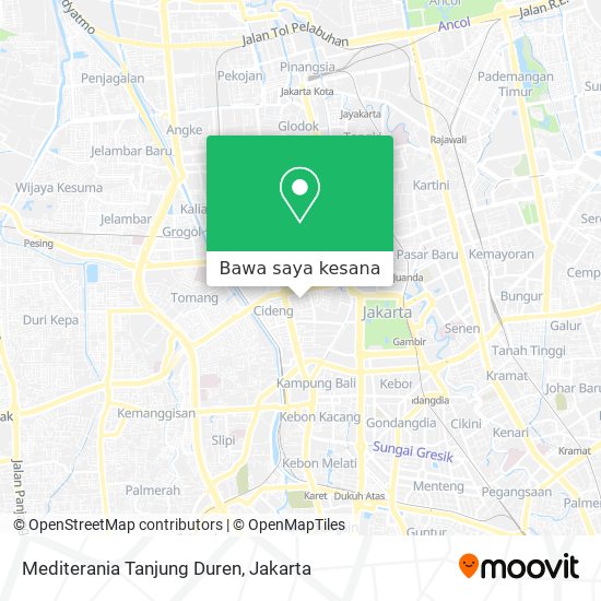 Peta Mediterania Tanjung Duren