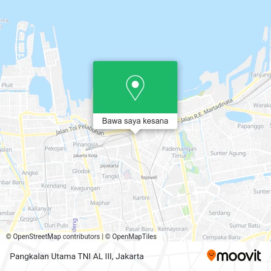 Peta Pangkalan Utama TNI AL III