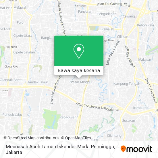Peta Meunasah Aceh Taman Iskandar Muda  Ps minggu