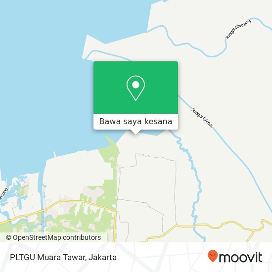 Peta PLTGU Muara Tawar