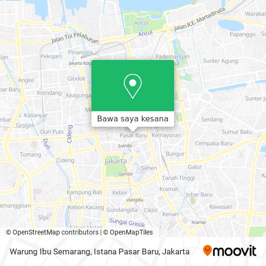 Peta Warung Ibu Semarang, Istana Pasar Baru