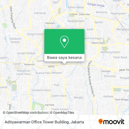 Peta Adityawarman Office Tower Building