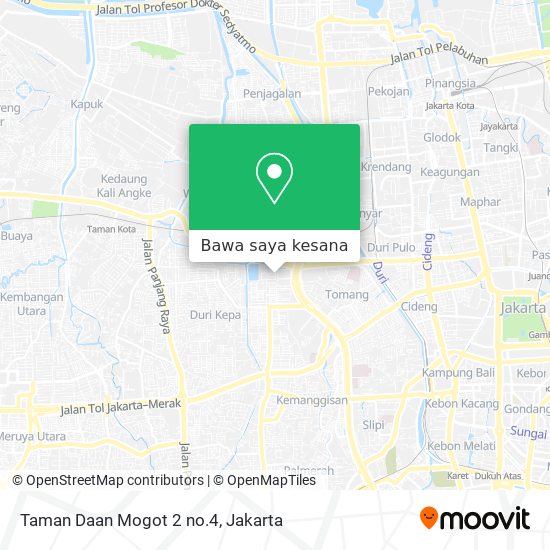 Peta Taman Daan Mogot 2 no.4