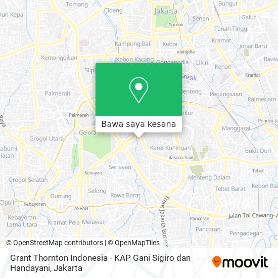 Peta Grant Thornton Indonesia - KAP Gani Sigiro dan Handayani