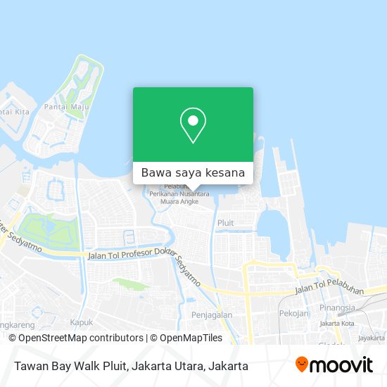 Peta Tawan Bay Walk Pluit, Jakarta Utara