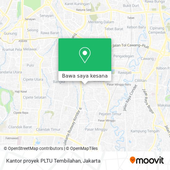 Peta Kantor proyek PLTU Tembilahan