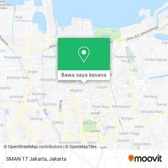 Peta SMAN 17 Jakarta
