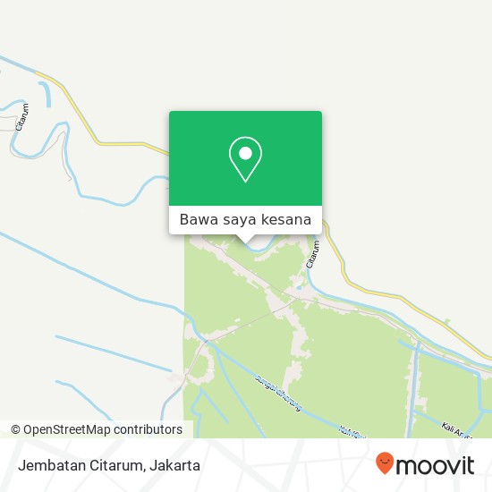 Peta Jembatan Citarum