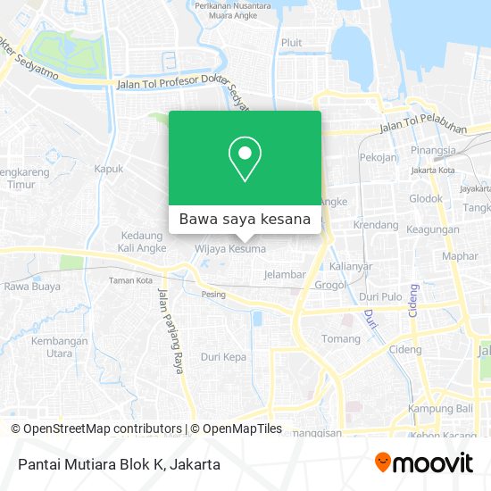 Peta Pantai Mutiara Blok K