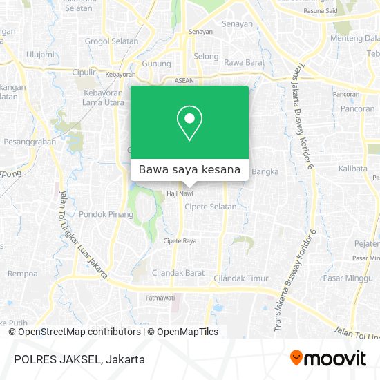 Peta POLRES JAKSEL