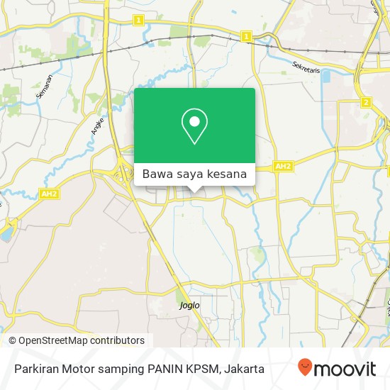 Peta Parkiran Motor samping PANIN KPSM