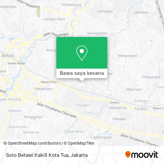 Peta Soto Betawi Kaki5 Kota Tua