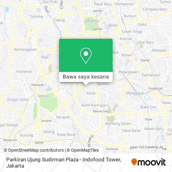 Peta Parkiran Ujung Sudirman Plaza - Indofood Tower