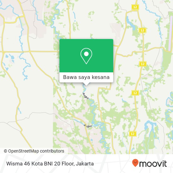 Peta Wisma 46 Kota BNI 20 Floor