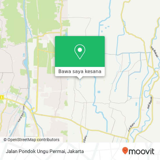 Peta Jalan Pondok Ungu Permai