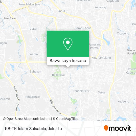 Peta KB-TK Islam Salsabila