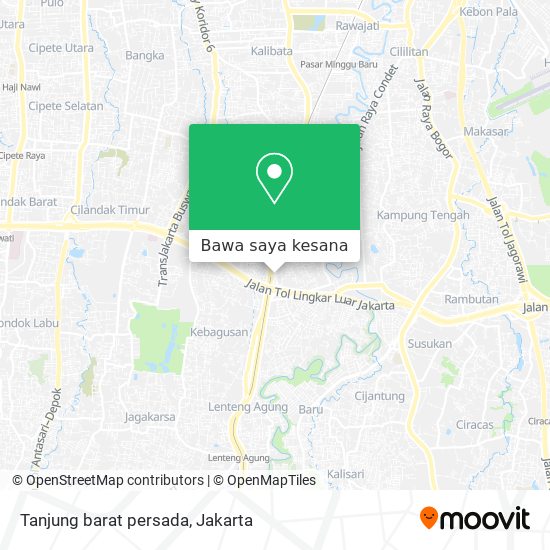 Peta Tanjung barat persada