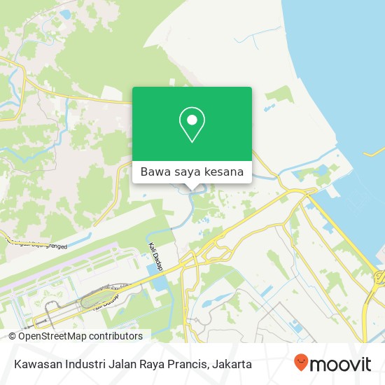 Peta Kawasan Industri Jalan Raya Prancis