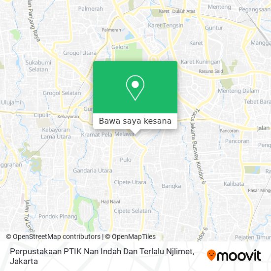 Peta Perpustakaan PTIK Nan Indah Dan Terlalu Njlimet