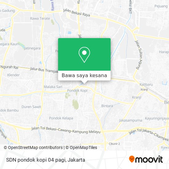 Peta SDN pondok kopi 04 pagi
