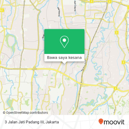 Peta 3 Jalan Jati Padang III