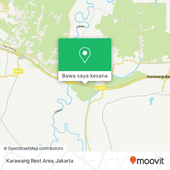 Peta Karawang Rest Area