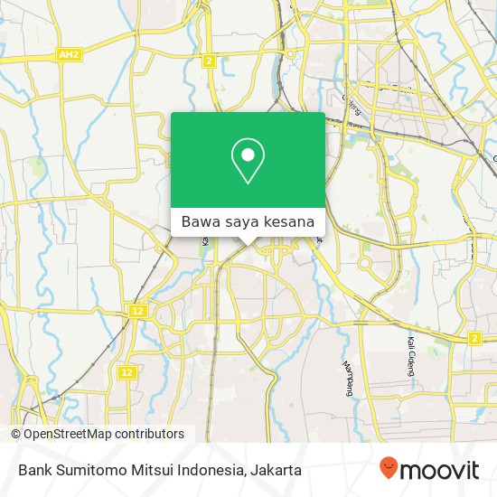 Peta Bank Sumitomo Mitsui Indonesia