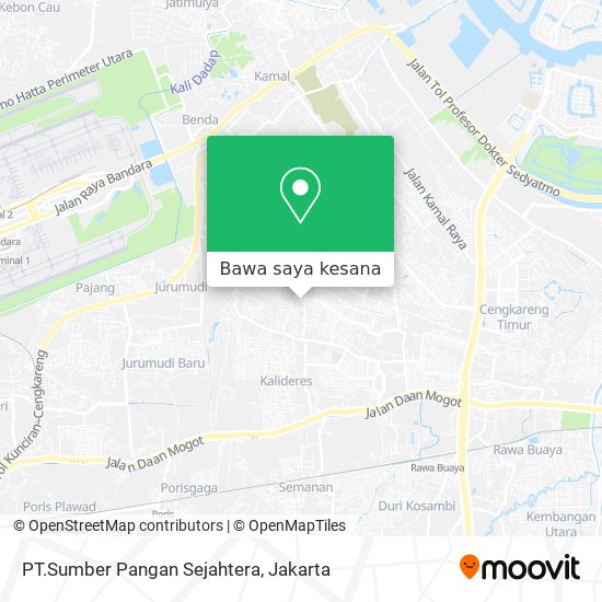 Peta PT.Sumber Pangan Sejahtera