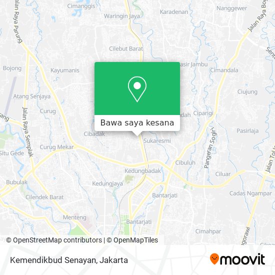 Peta Kemendikbud Senayan