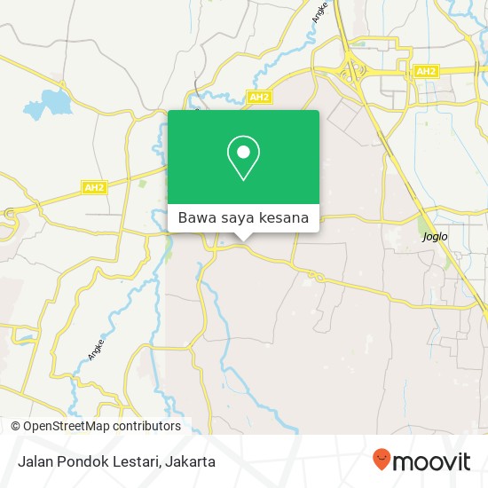Peta Jalan Pondok Lestari