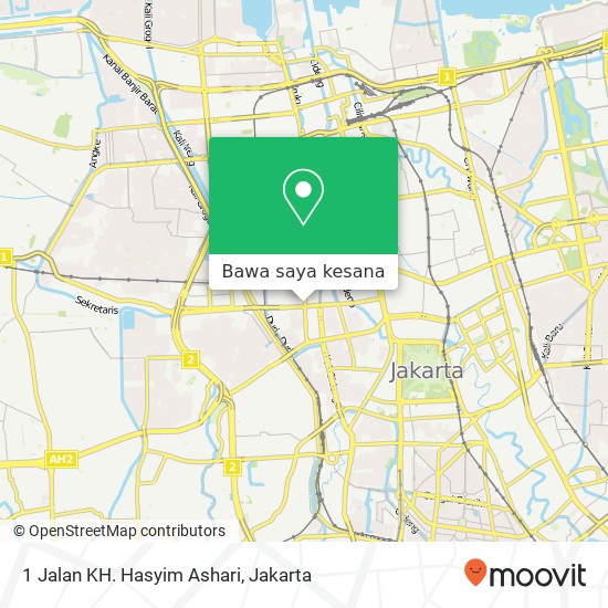 Peta 1 Jalan KH. Hasyim Ashari