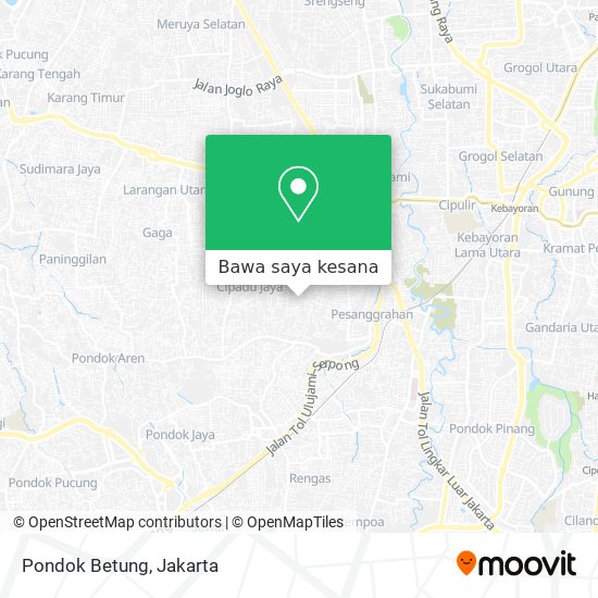 Peta Pondok Betung