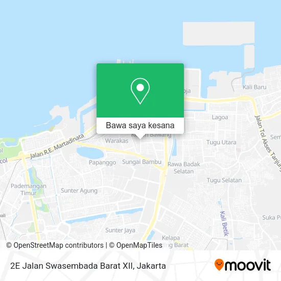 Peta 2E Jalan Swasembada Barat XII