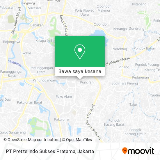 Peta PT Pretzelindo Sukses Pratama