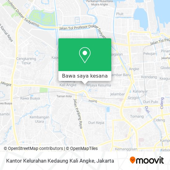 Peta Kantor Kelurahan Kedaung Kali Angke
