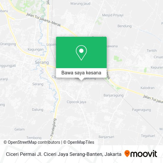 Peta Ciceri Permai Jl. Ciceri Jaya Serang-Banten