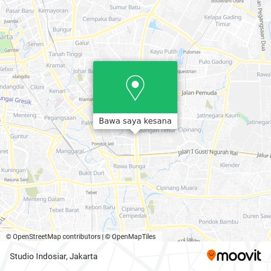 Peta Studio Indosiar