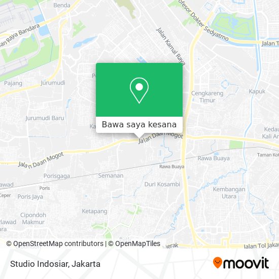 Peta Studio Indosiar