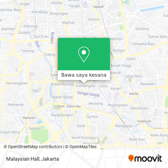 Peta Malaysian Hall