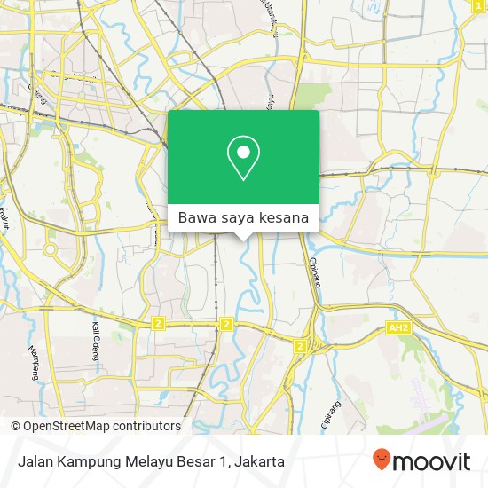 Peta Jalan Kampung Melayu Besar 1