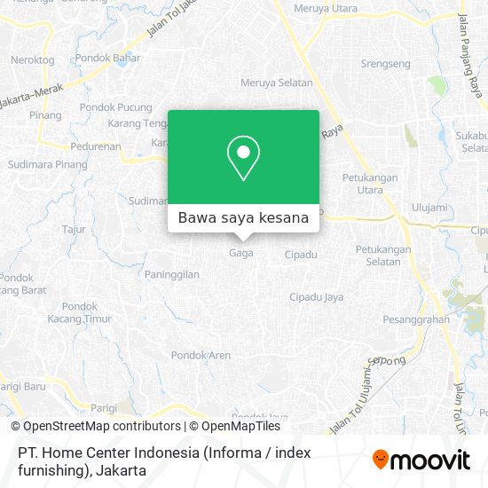 Peta PT. Home Center Indonesia (Informa / index furnishing)