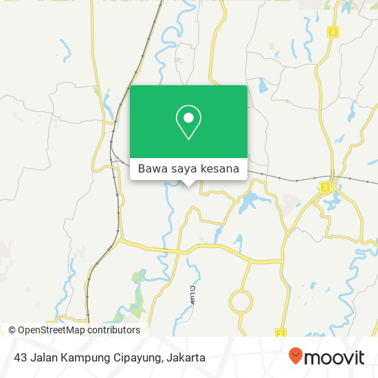 Peta 43 Jalan Kampung Cipayung