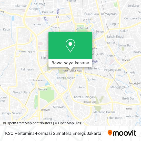 Peta KSO Pertamina-Formasi Sumatera Energi