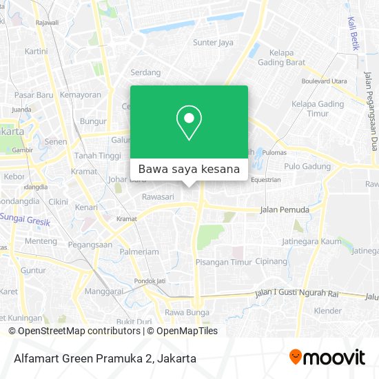 Peta Alfamart Green Pramuka 2