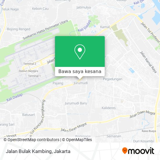 Peta Jalan Bulak Kambing