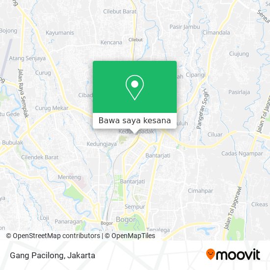 Peta Gang Pacilong