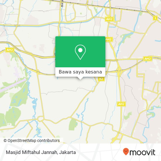 Peta Masjid Miftahul Jannah